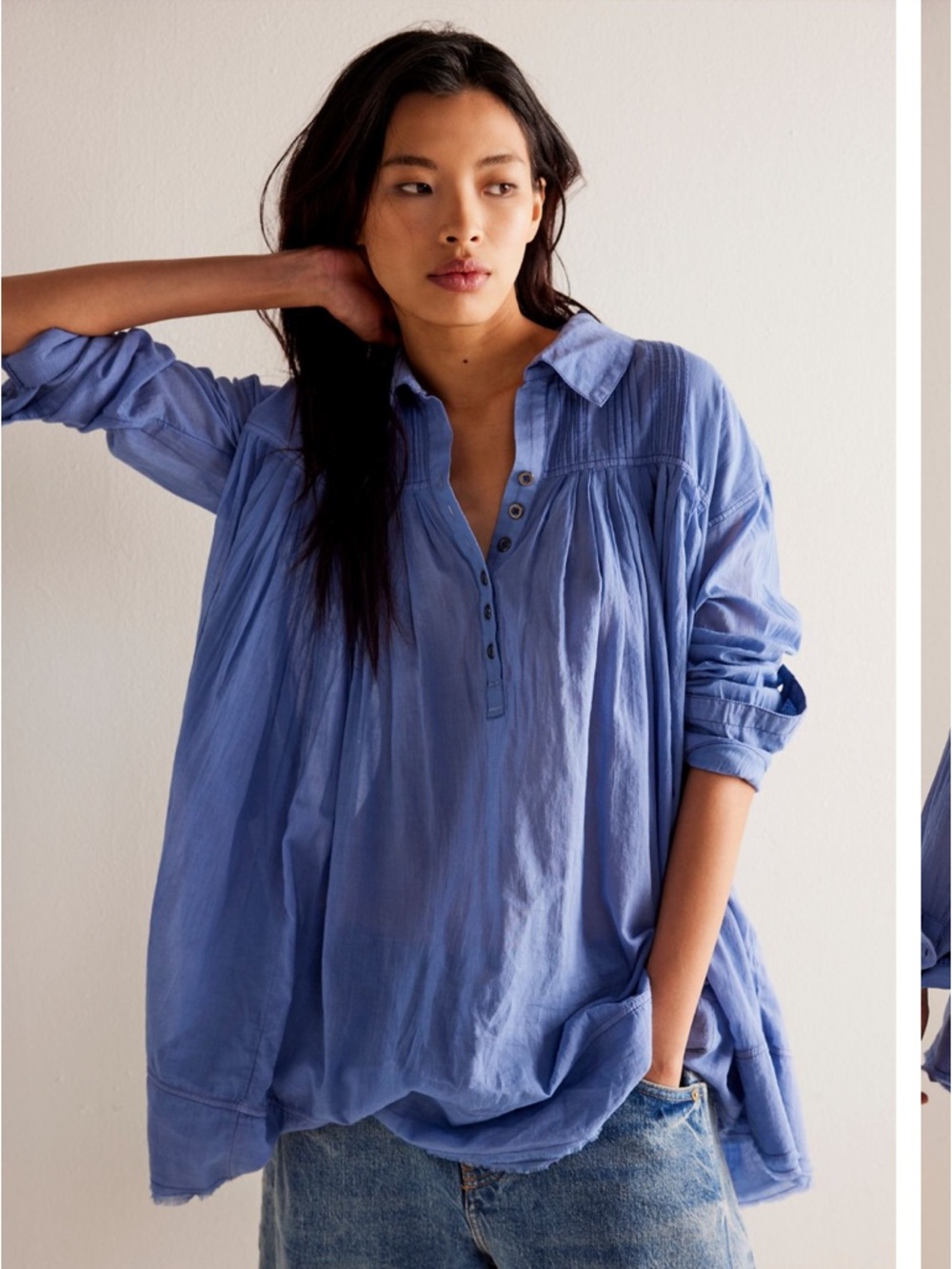 We The Free Sheer Swing Top - current on website.  Only worn once EUC